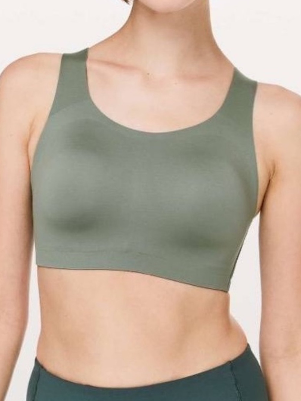 Lululemon ENLITE BRA 36DD MSMD Green